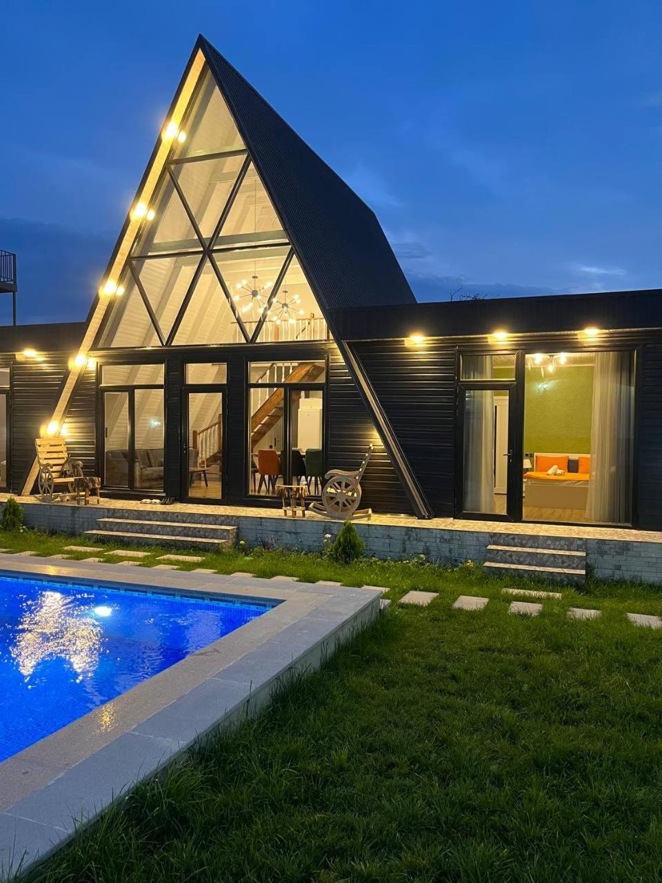 Qafqaz Mountside Chalet Габала Екстер'єр фото