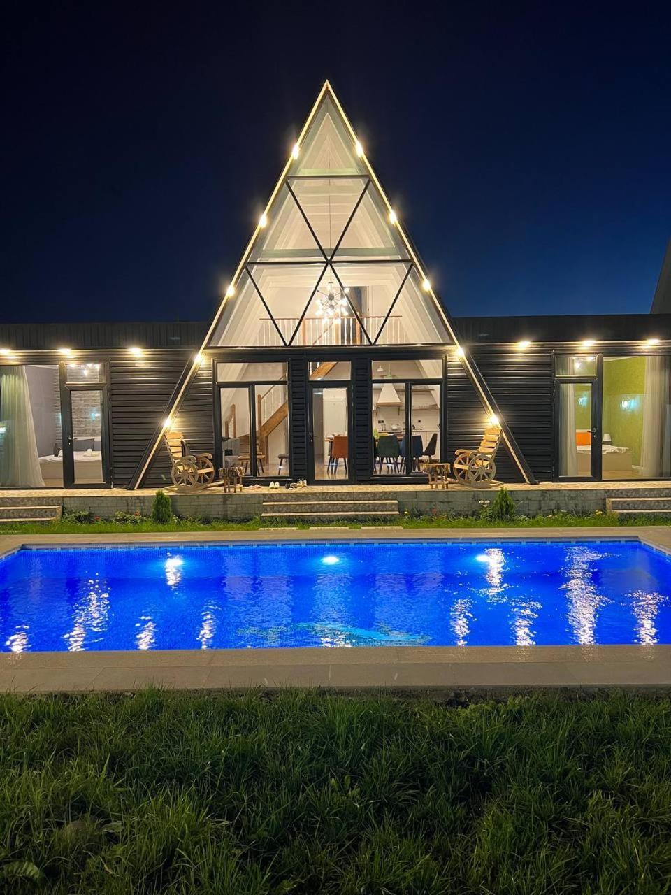 Qafqaz Mountside Chalet Габала Екстер'єр фото