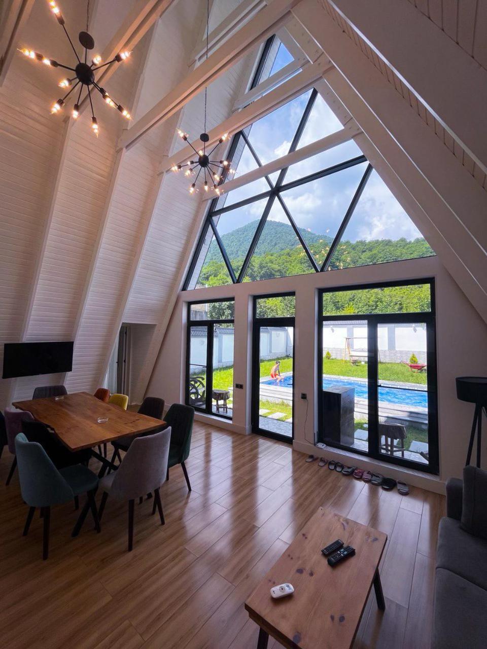 Qafqaz Mountside Chalet Габала Екстер'єр фото
