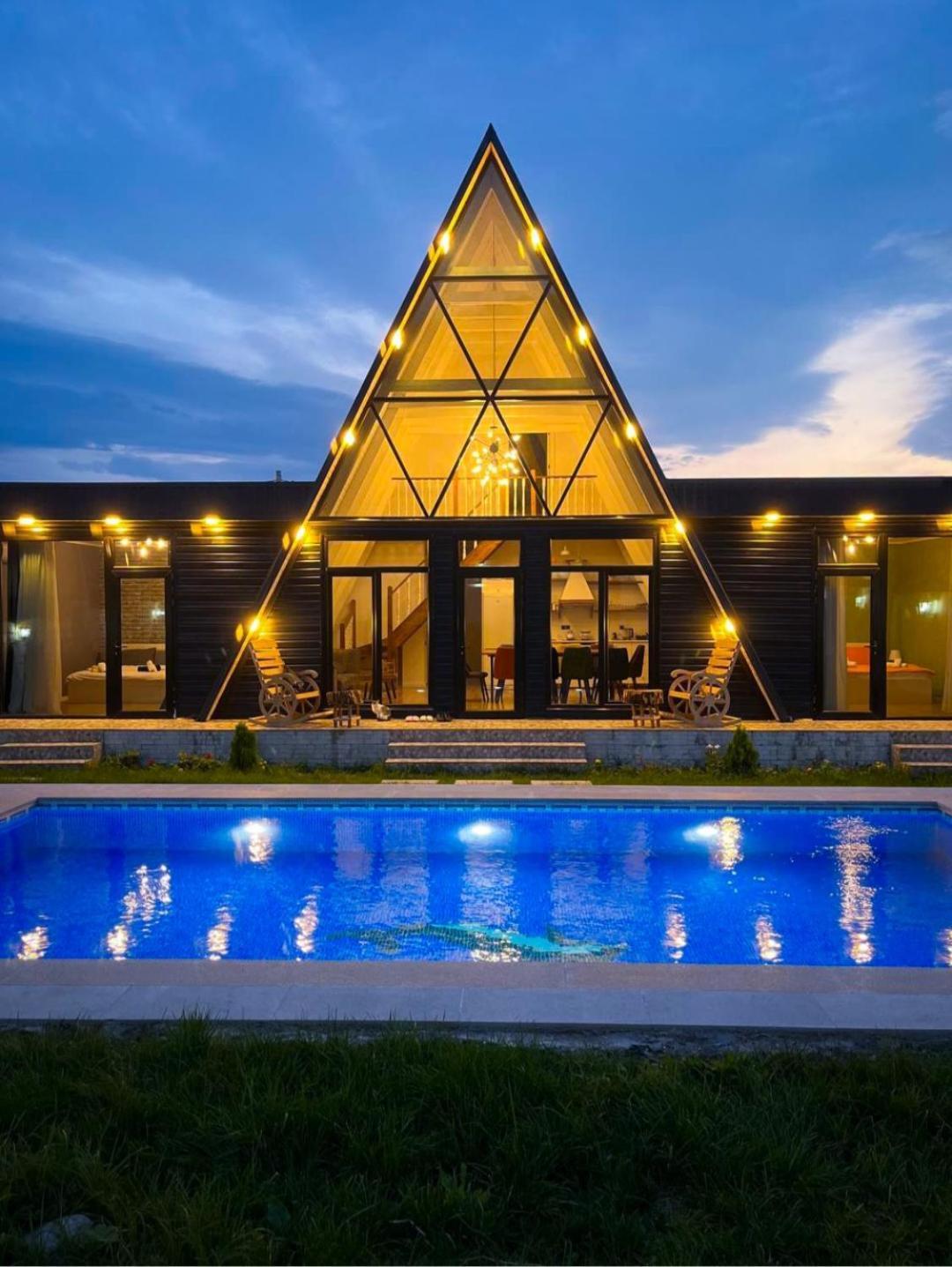 Qafqaz Mountside Chalet Габала Екстер'єр фото