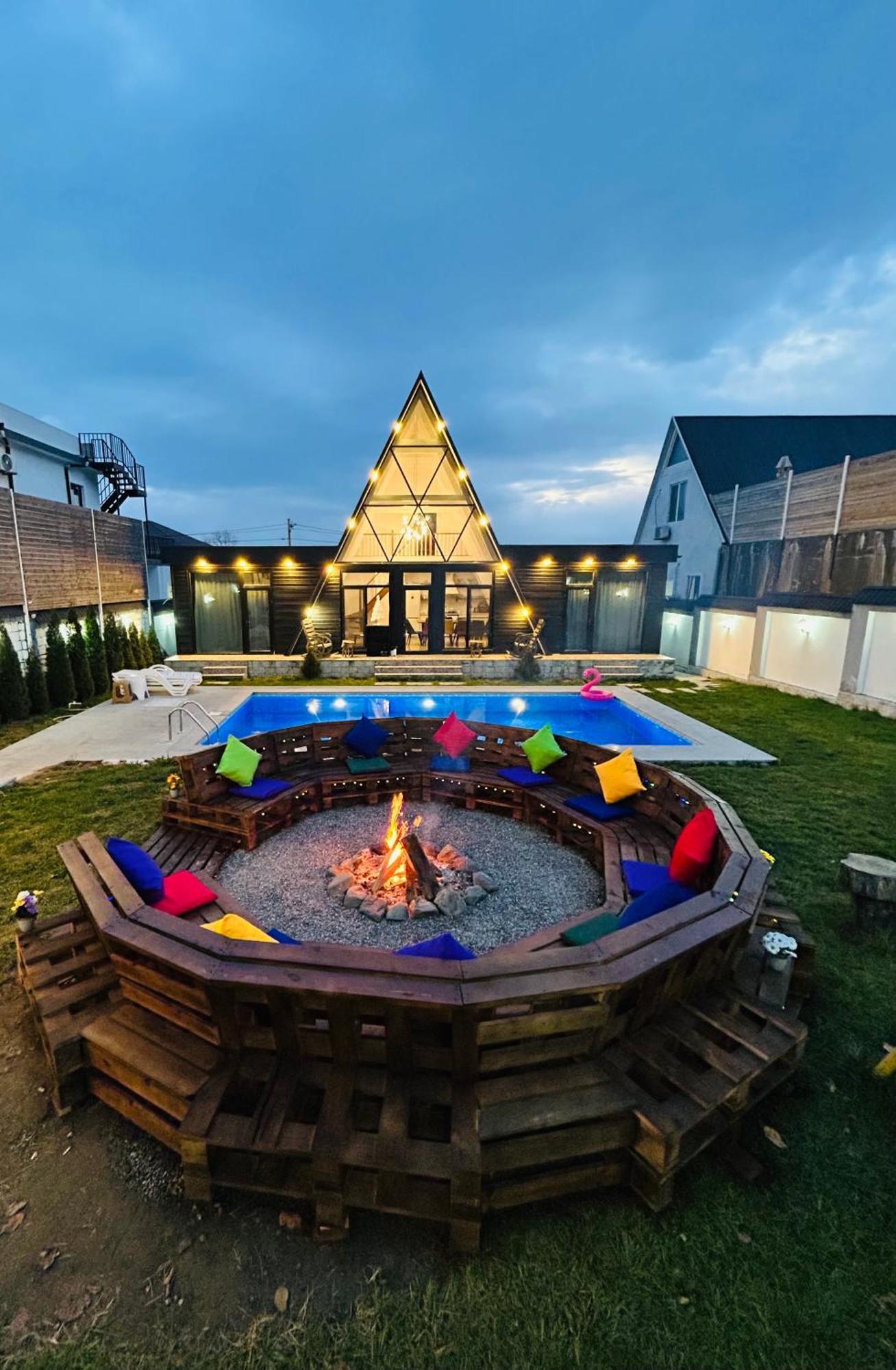 Qafqaz Mountside Chalet Габала Екстер'єр фото